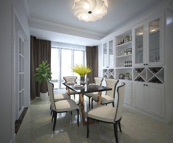 Nordic Style Dining Room-ID:381865024
