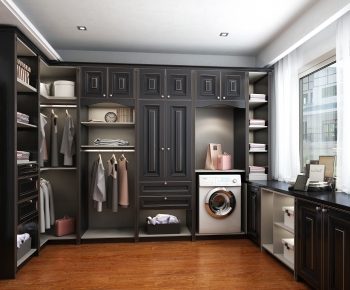 American Style Clothes Storage Area-ID:431658035