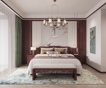 Chinese Style Bedroom-ID:477885011