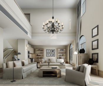 American Style A Living Room-ID:296964885