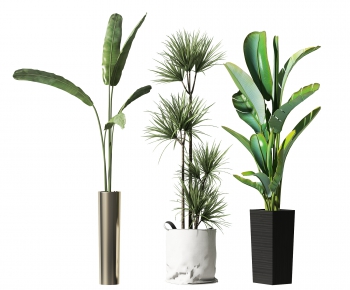 Modern Potted Green Plant-ID:932332048