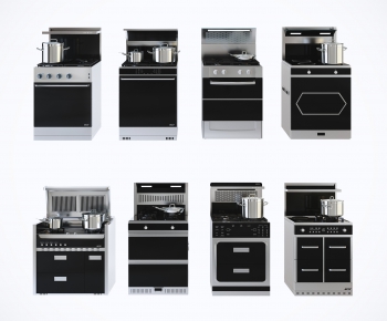 Modern Kitchen Electric Gas Range-ID:490798958