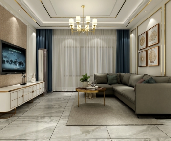 Modern A Living Room-ID:388408901