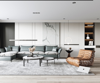Modern A Living Room-ID:274281988