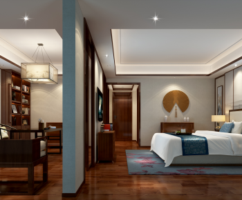 New Chinese Style Bedroom-ID:926696066