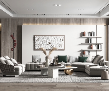 Modern A Living Room-ID:136307952