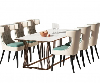 Modern Dining Table And Chairs-ID:860038046