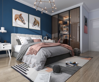 Nordic Style Bedroom-ID:929629097