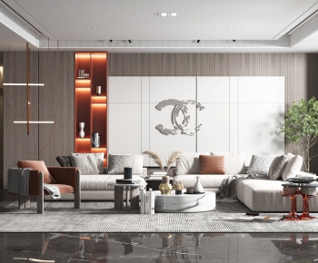 Modern A Living Room-ID:513638979