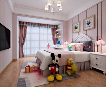American Style Girl's Room Daughter's Room-ID:706543921