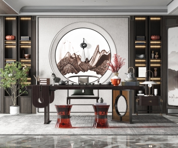 New Chinese Style Tea House-ID:240787985