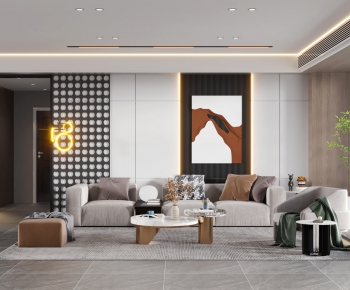 Modern A Living Room-ID:508511113