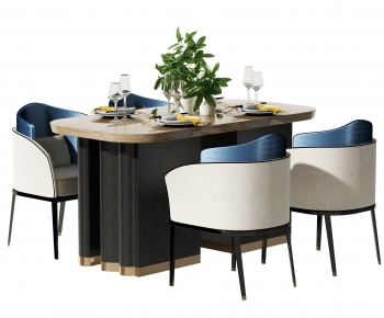 New Chinese Style Dining Table And Chairs-ID:183393009