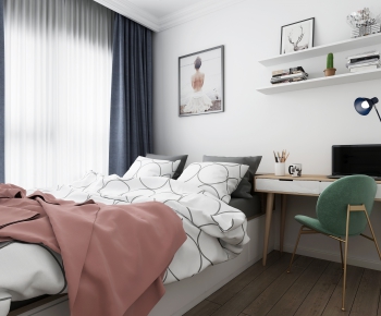 Nordic Style Bedroom-ID:297995092