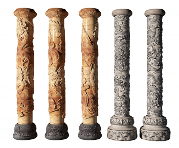 中式石雕柱子-ID:772126915