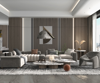 Modern A Living Room-ID:866818909