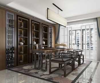New Chinese Style Dining Room-ID:724580366