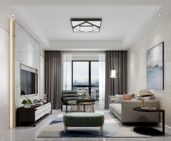 Modern A Living Room-ID:828155042