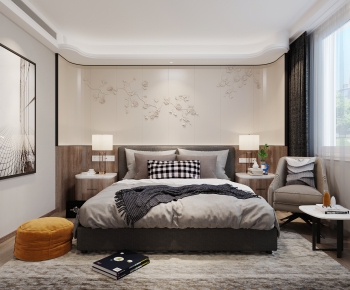 New Chinese Style Bedroom-ID:149466043