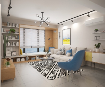 Modern A Living Room-ID:768817903