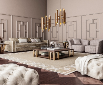 European Style A Living Room-ID:166168935