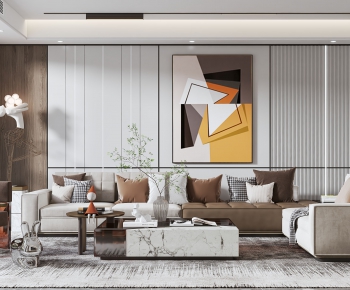 Modern A Living Room-ID:268202079