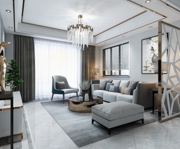 Modern A Living Room-ID:803646097