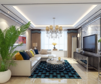 Modern A Living Room-ID:360673903