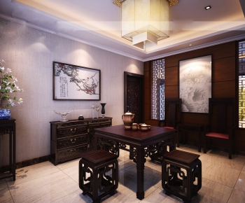 Chinese Style Dining Room-ID:965477946