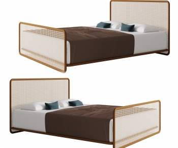 Modern Double Bed-ID:544074064