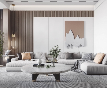 Modern A Living Room-ID:658380997