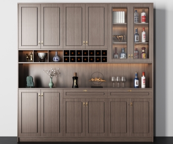 New Chinese Style Wine Cabinet-ID:845726978