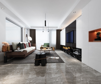 Modern A Living Room-ID:285634992