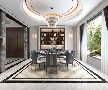 New Chinese Style Dining Room-ID:430175074