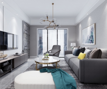 Modern A Living Room-ID:154845005