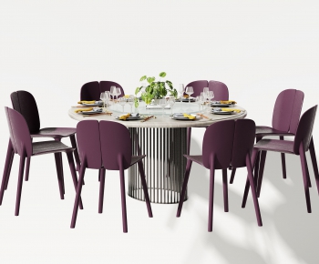 Modern Dining Table And Chairs-ID:944365023