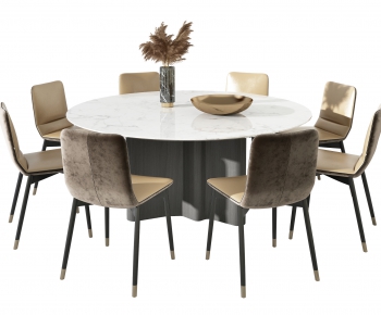 Modern Dining Table And Chairs-ID:368204125