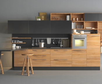 Modern Kitchen Cabinet-ID:427434925