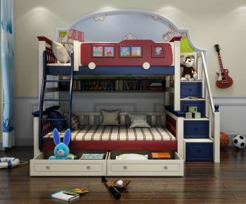American Style Bunk Bed-ID:328820943