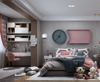 Modern Girl's Room Daughter's Room-ID:651268019