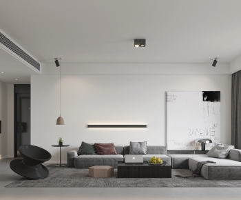Modern A Living Room-ID:600680112