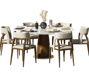 New Chinese Style Dining Table And Chairs-ID:936271917