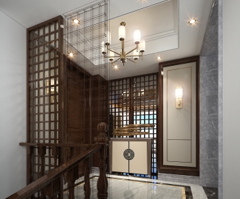 New Chinese Style Stairwell-ID:164930114