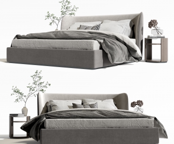 Modern Double Bed-ID:459624054