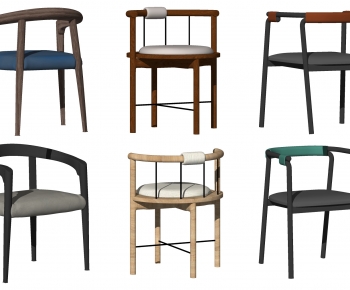 New Chinese Style Single Chair-ID:442859895