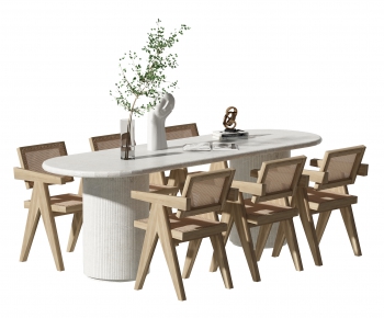 Nordic Style Dining Table And Chairs-ID:893667948