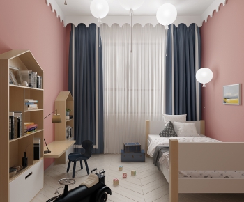 Nordic Style Girl's Room Daughter's Room-ID:291728022