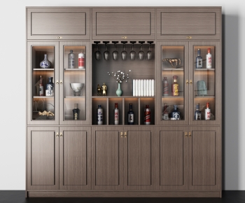 New Chinese Style Wine Cabinet-ID:740573887