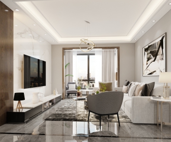 Modern A Living Room-ID:538520888