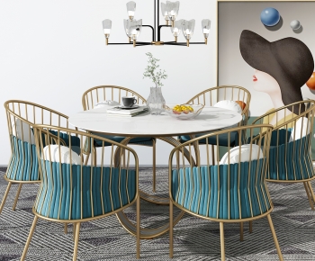 Modern Dining Table And Chairs-ID:414436105